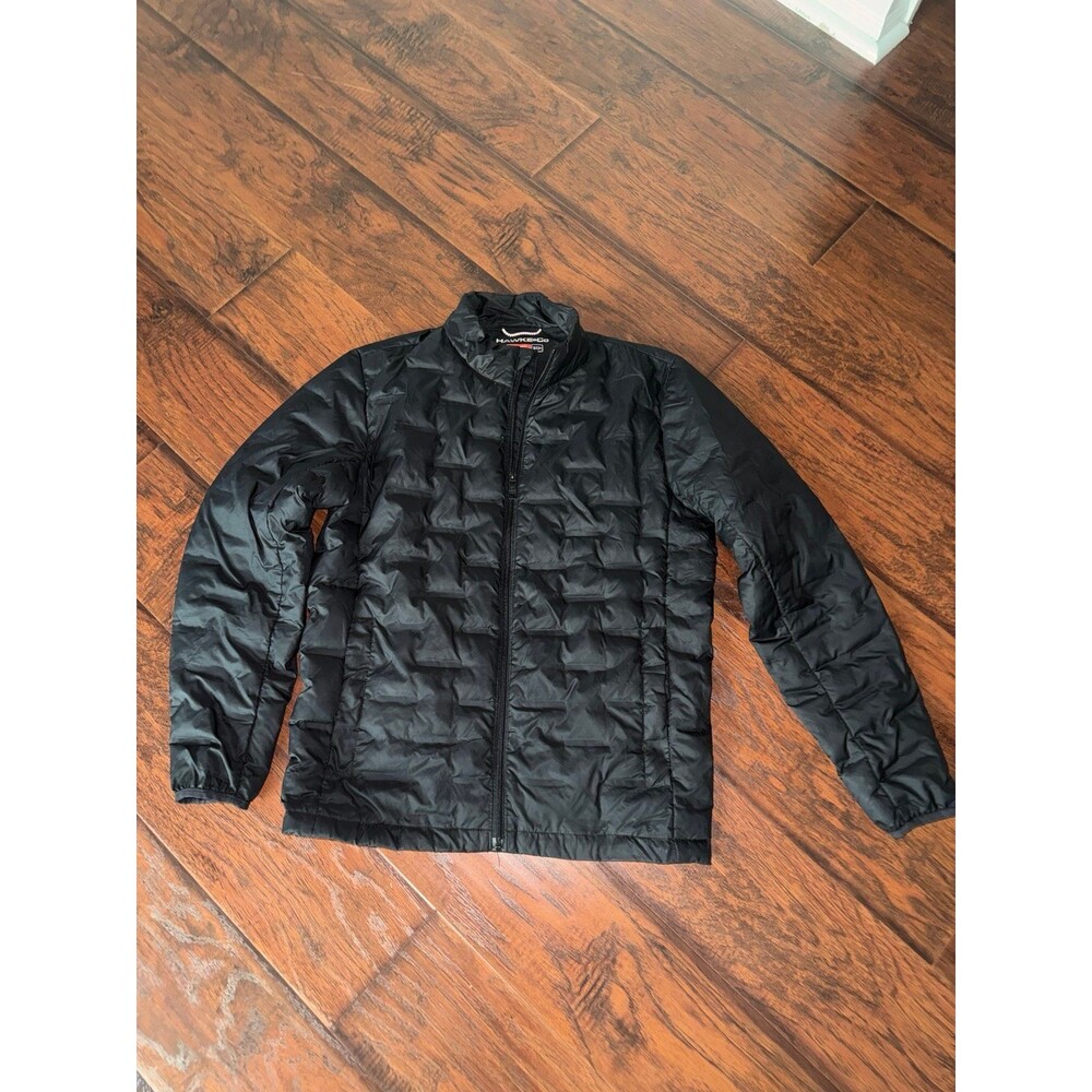 Hawke & Co Black Puffer Jacket Men’s Small Quilted Lightweight